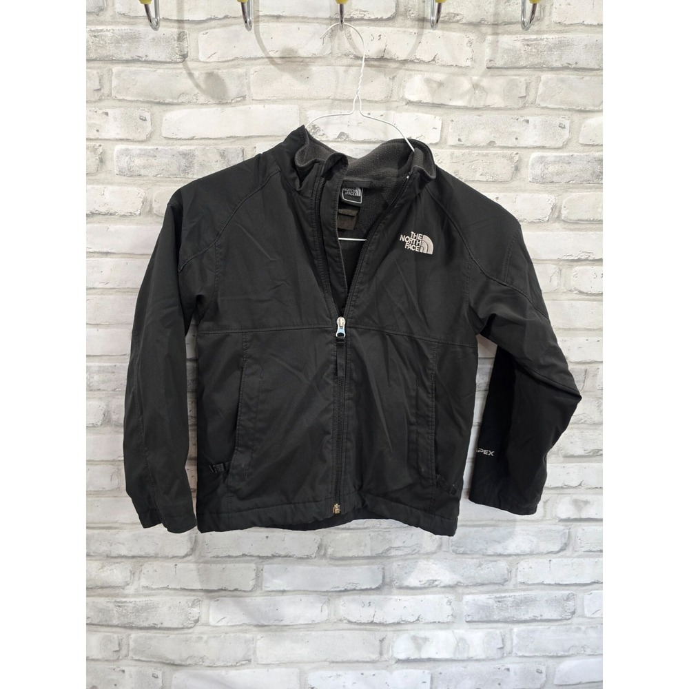 The North‎ Face Jacket Kids Boys OS 18" x 32" Black TNF Apex Bionic Full Zip